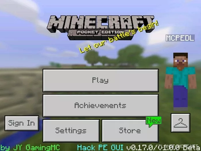 Mod GUI Hack PE 0.17.0/0.16.1/0.16.0