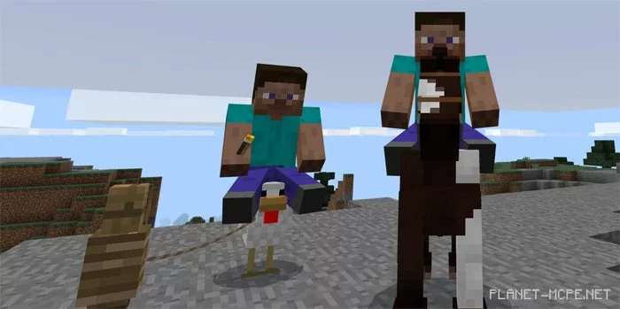 Мод Rideable Chickens 1.0/0.17.0