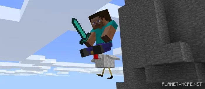 Мод Rideable Chickens 1.0/0.17.0