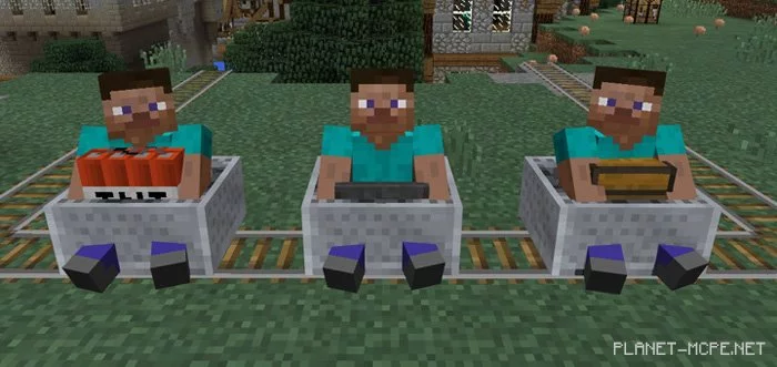 Mod More Rideable Minecarts 1.0/0.17.0/0.16.1/0.16.0