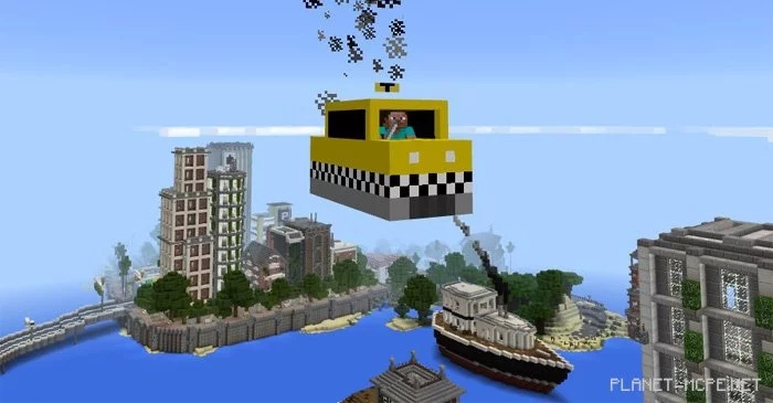 Мод Mine-Taxi 1.0.5/1.0.0