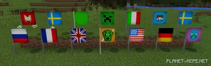 Мод Flags 1.0.7/1.0.0