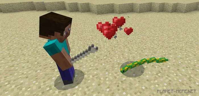 Мод Mine-Snakes 1.0.6/1.0.0