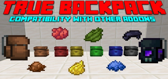 Обновление 1.3 | Мод Настоящий рюкзак