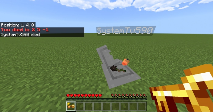 Могила персонажа | Мод Каменные могилы