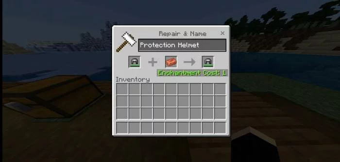 Починка | Мод Защищающий шлем