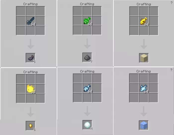 Первый пример крафта | Мод Улучшение рыбалки