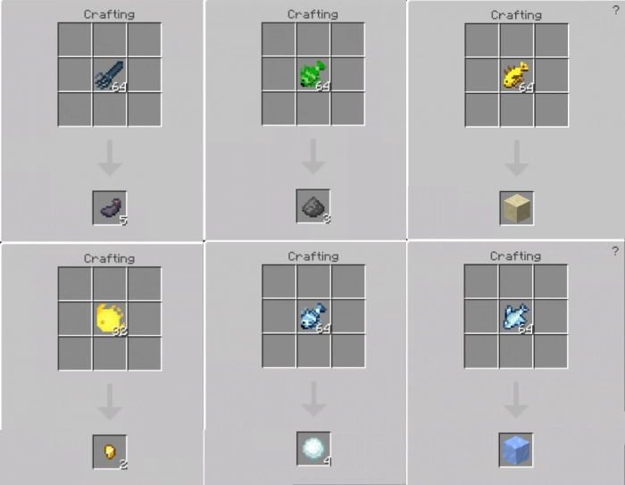 Первый пример крафта | Мод Улучшение рыбалки