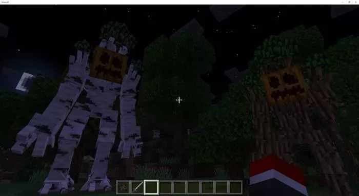 Энты ночью | Мод Тыквенные энты