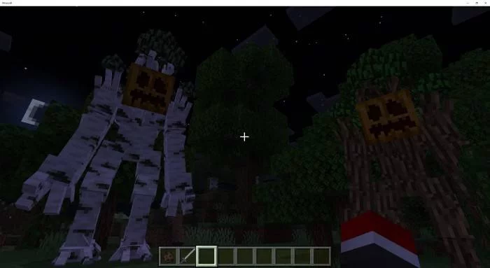 Энты ночью | Мод Тыквенные энты