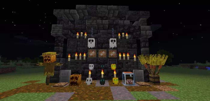 Все предметы | Мод Декорации для Хэллоуина