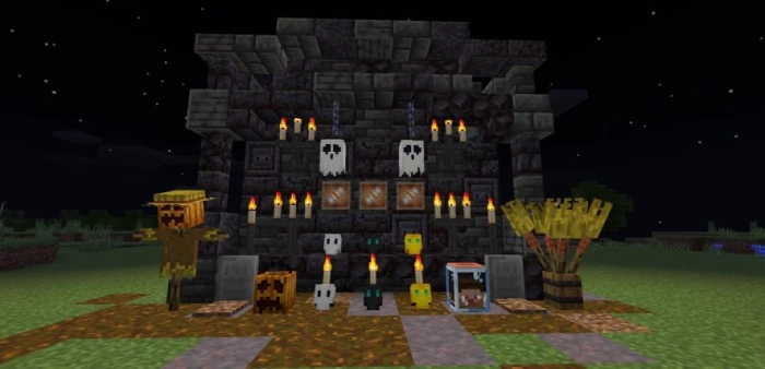 Все предметы | Мод Декорации для Хэллоуина