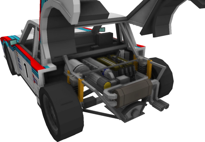 Вид на двигатель | Мод