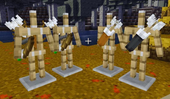 Колчаны на стойке брони | Мод Вампиры и монстры