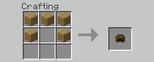 Крафт шлема | Мод Деревянная броня