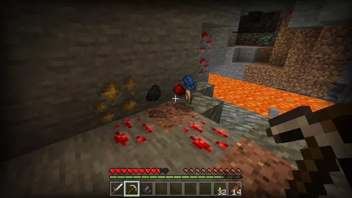 Персонаж с рудой | Мод Ультимативная руда