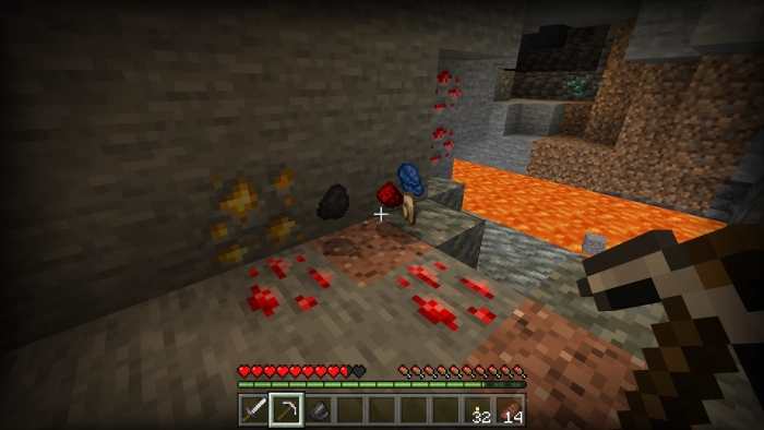 Персонаж с рудой | Мод Ультимативная руда