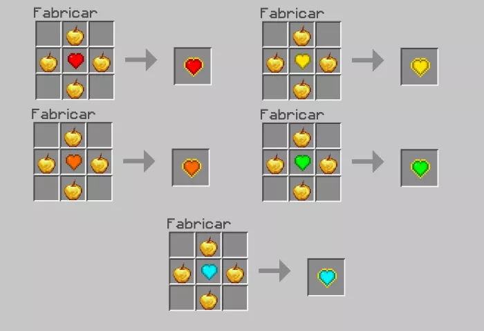 Рецепты увеличения ХП | Мод Множество сердец