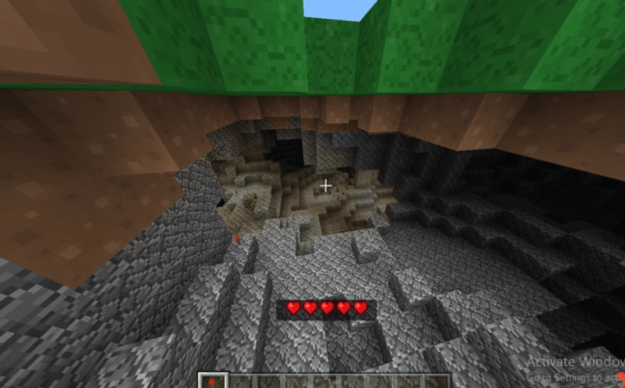 Пещеры в стиле Террарии | Мод Террария в Бедрок