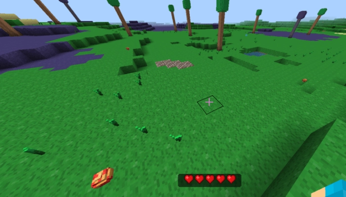 Поляна с грибами | Мод Террария в Бедрок
