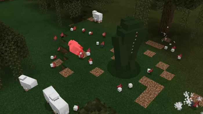 Killed Sheep   Swamp Monsters Mod