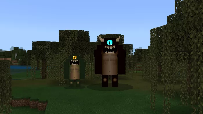 Two monsters in the swamp   Swamp Monsters Mod