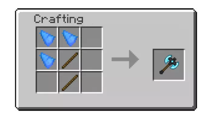 Крафт топора | Мод Мистическое оружие