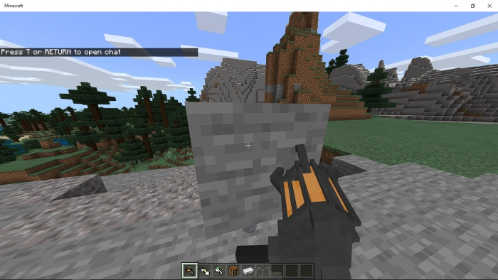 Перетаскивание блоков | Мод Пушка для порталов