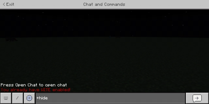 Команда «спрятать» | Мод Информация о существах