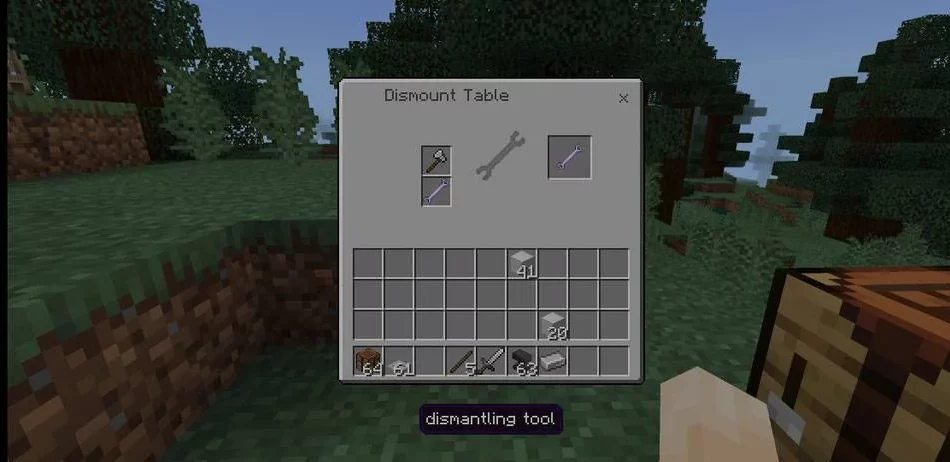 Крафт ключа | Мод Разборка вещей