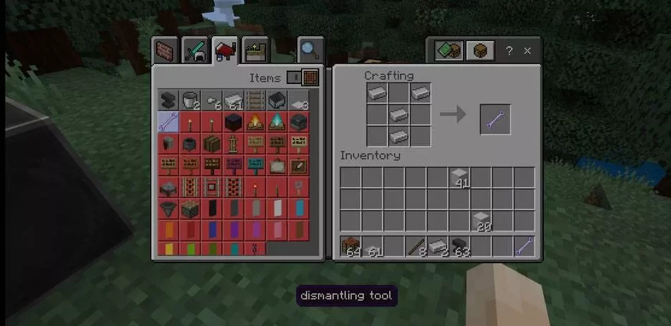 Крафт верстака | Мод Разборка вещей