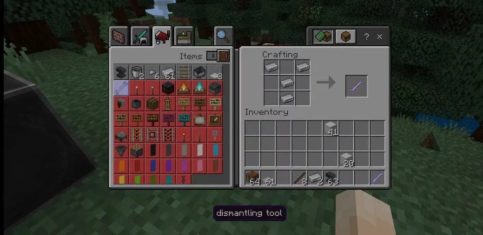 Крафт верстака | Мод Разборка вещей