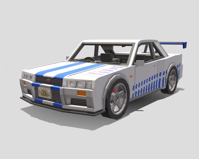 Трибьют Полу Уокеру | Мод Ниссан Скайлайн R34