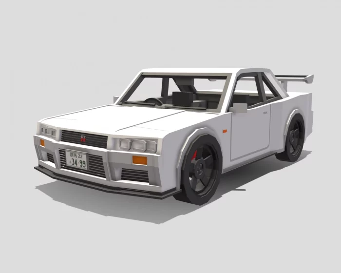 Белый | Мод Ниссан Скайлайн R34