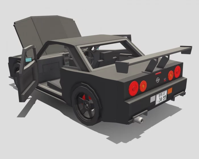 Вид сзади | Мод Ниссан Скайлайн R34