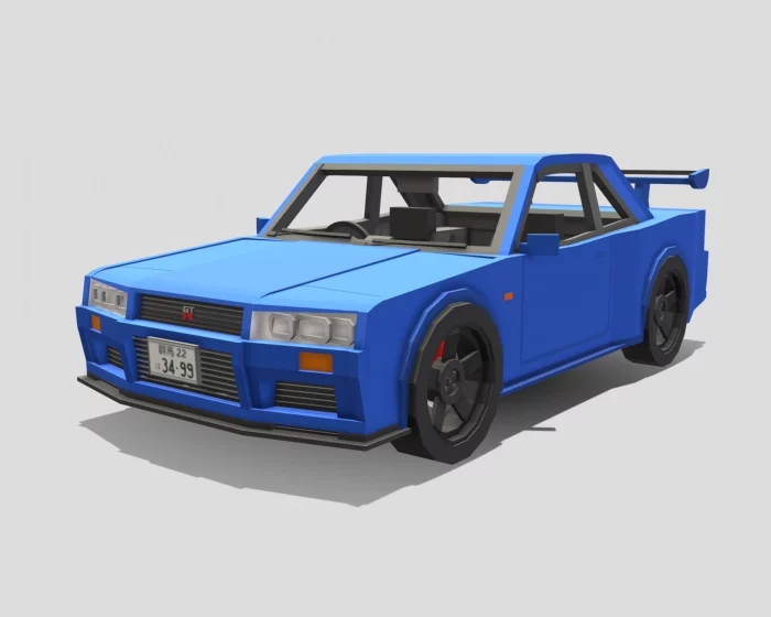 Синий | Мод Ниссан Скайлайн R34