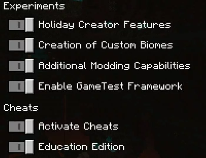 Настройки | Мод Улучшенное превращение в мобов
