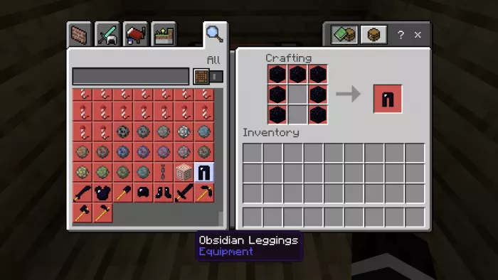 Поножи | Мод Обсидиановое расширение