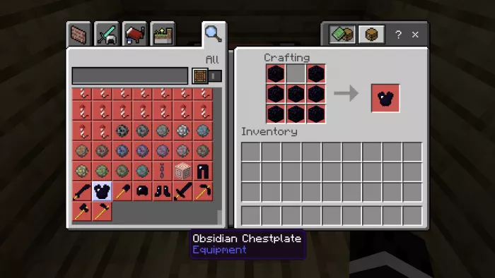 Доспех | Мод Обсидиановое расширение