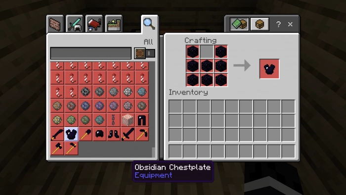 Доспех | Мод Обсидиановое расширение