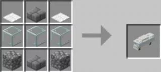 Автобус – крафт | Мод Транспорт из блоков