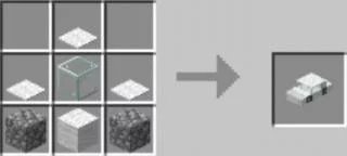 Обычная легковушка – крафт | Мод Транспорт из блоков