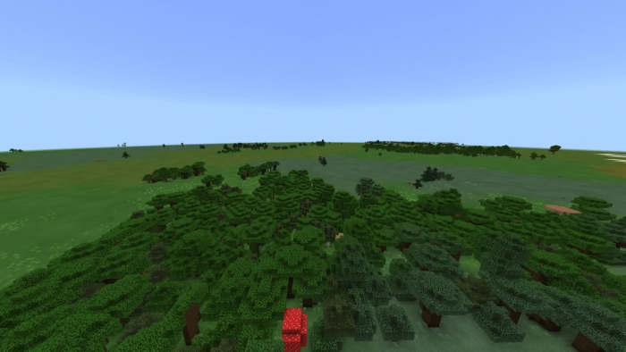 Лес | Мод Плоский мир с растительностью