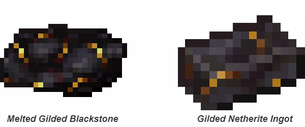 Слитки | Мод Незеритовое снаряжение с позолотой