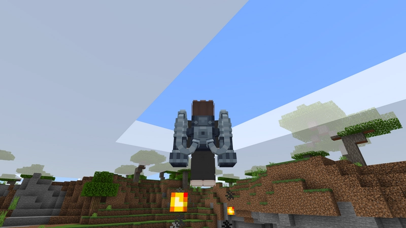 Полет персонажа | Мод Джетпак