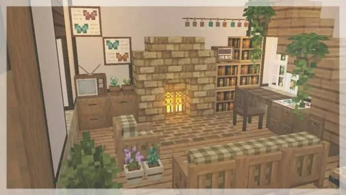 Мебель из модификации | Мод Hananacraft BE