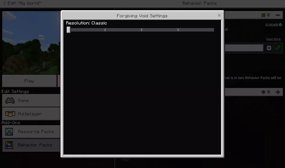 Легкий режим | Мод Прощающая пустота