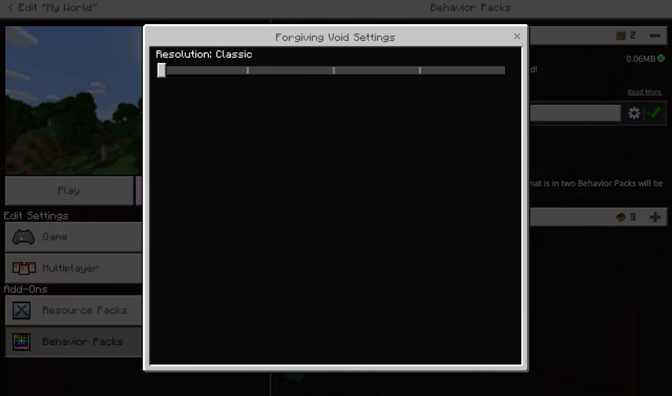 Легкий режим | Мод Прощающая пустота