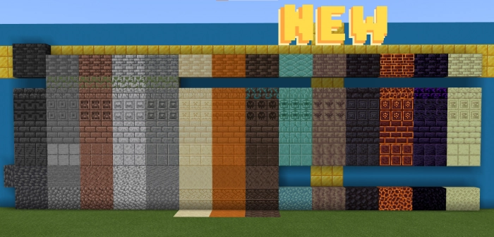 Все варианты блоков | Мод Каменная кладка