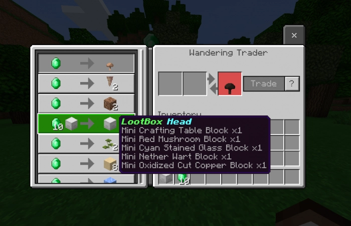 Торговля | Мод Блоки-головы